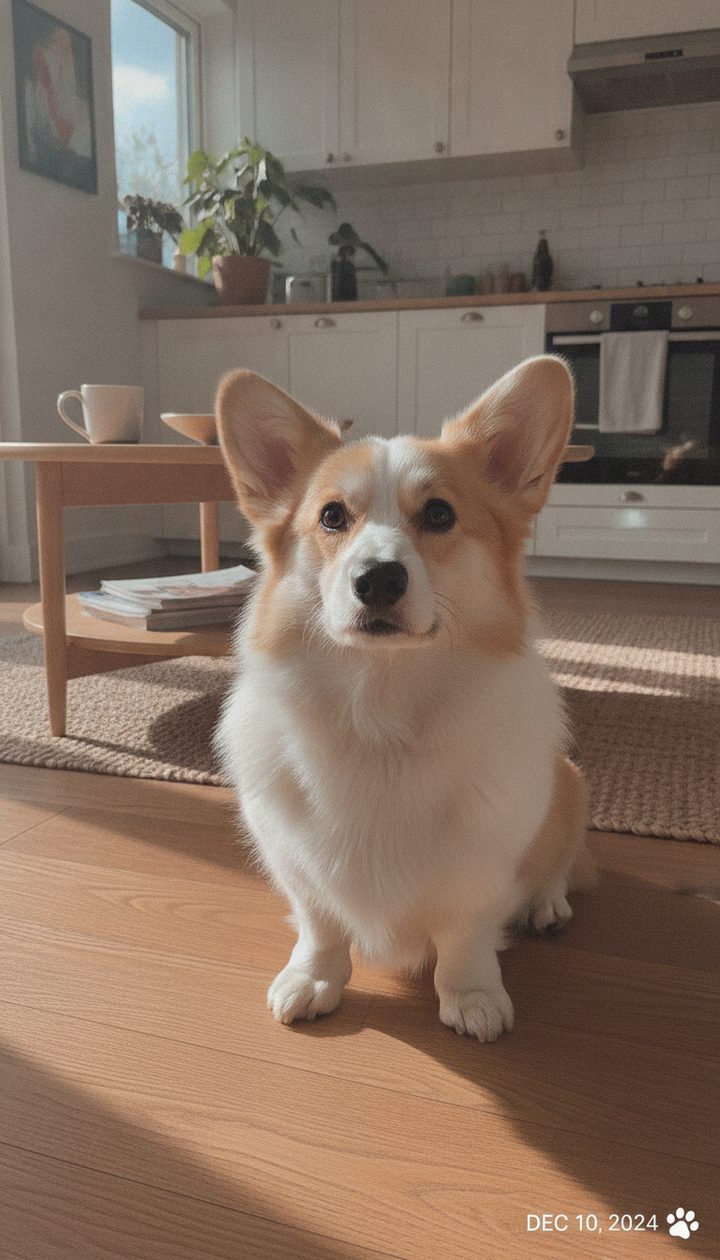 Dog asks ChatGPT: input photo